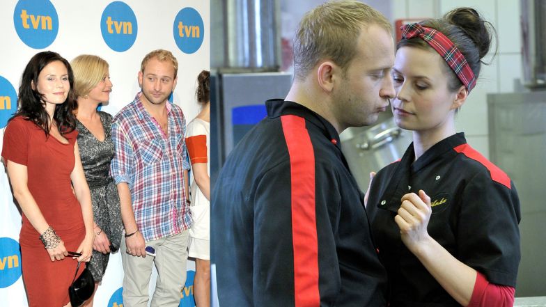 Magdalena Kumorek i Borys Szyc