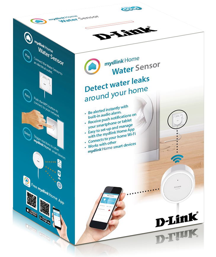 D-Link DCH-S160: kompaktowy czujnik zalania z alarmem i WiFi 2