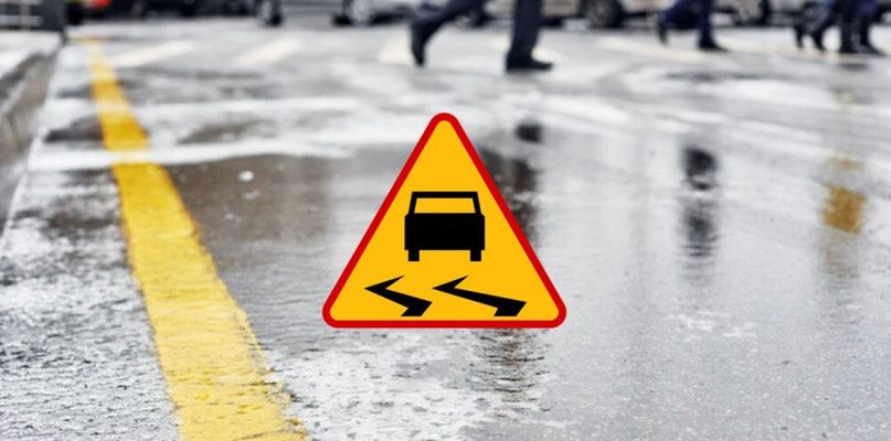 Uwaga na drogach będzie ślisko!