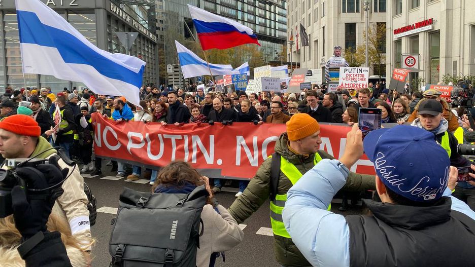 Protest w Berlinie