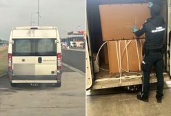 Odkrycie służb na A1. Wielkie kartony wzbudziły podejrzenia