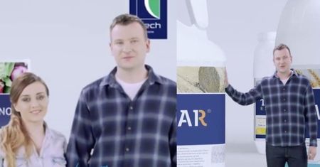 Grzegorz z "Rolnika" razem z żoną zostali twarzami... środka na chwasty (FOTO)