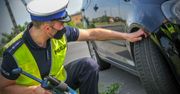 Zimówki latem? Policjant zwróci uwagę na coś zupełnie innego
