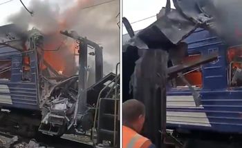 Brutalny atak Rosji na pociąg pasażerski. Dziesiątki ofiar