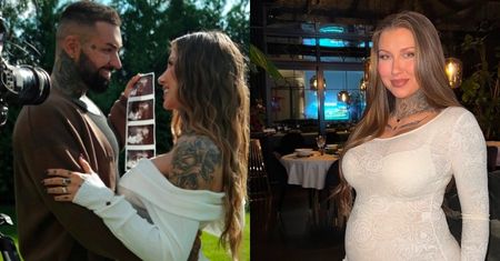 Deynn prezentuje ciążowy brzuch w prześwitującej sukience