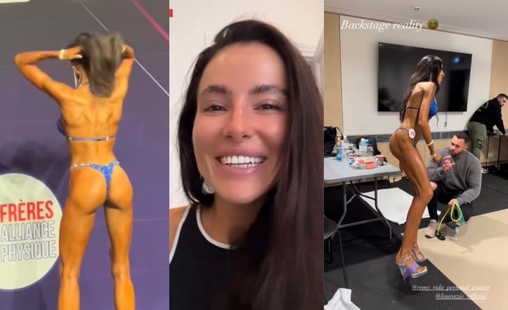 Celia Jaunat już po zawodach bikini fitness. Pokazała kulisy konkursu