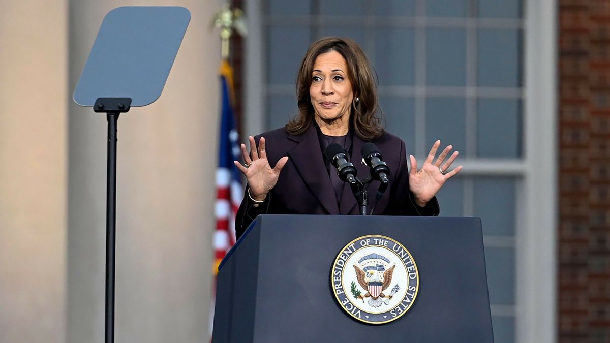 Pierwsze wyst?pienie wiceprezydent Harris po wyborach
Mandatory Credit: Photo by Shutterstock (14874877d)
United States Vice President Kamala Harris, the 2024 Democratic Party nominee for President of the US, makes a statement conceding the election to US President-elect Donald J Trump at Howard University in Washington, DC. In her remarks, the Vice President said 'We will engage in a peaceful transition of power.'
Kamala Harris Concedes the 2024 Presidential Election to Trump, Washington, District of Columbia, USA - 06 Nov 2024
Shutterstock