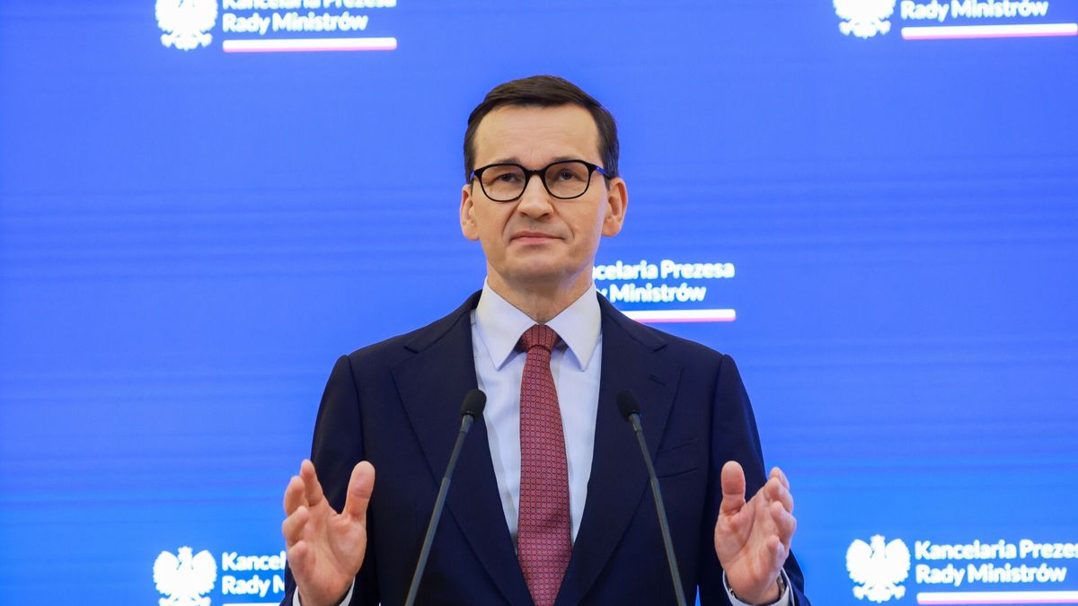 Konferencja prasowa premiera Mateusza Morawieckiego24.01.2023 Warszawa Konferencja prasowa premiera Mateusza Morawieckiego fot. Jacek Dominski/REPORTERn/z: Mateusz MorawieckiJacek Dominski/REPORTER