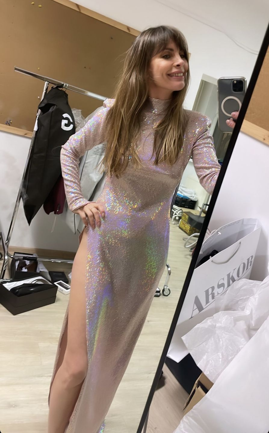 Agnieszka Dygant w połyskuInstagram/agnieszka_dygant_official