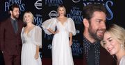 Piękna Emily Blunt tuli się do męża na premierze "Mary Poppins powraca"