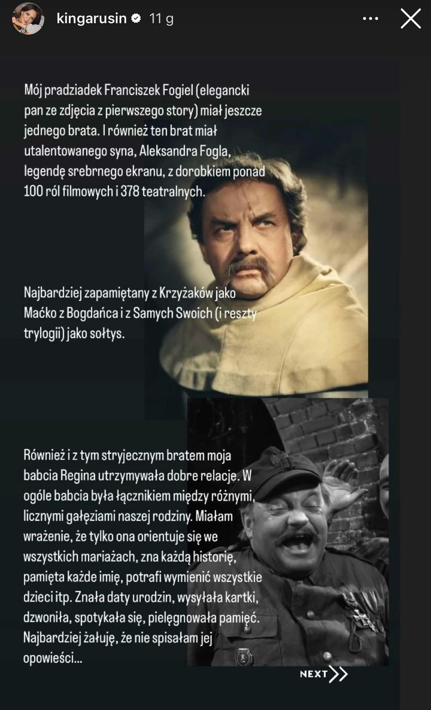 Kinga Rusin ujawniła, kim byli jej przodkowie 