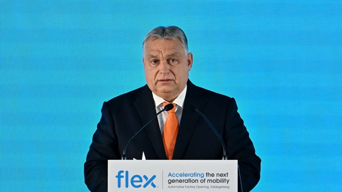 Temporary
Hungarian Prime Minister Viktor Orban speaks during the inauguration of the new production plant of Flex, the Flex Zala Automotive Next Gen Mobility plant in Zalaegerszeg, southwestern Hungary, Tuesday, Nov. 25, 2025. (Tibor Illyes/MTI via AP)
Tibor Illyes