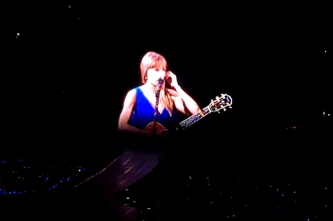 Taylor Swift podczas koncertu w Warszawie