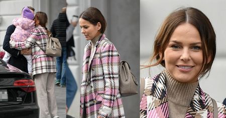 Paulina Sykut-Jeżyna "przyłapana" na mieście z mężem, córką i plecakiem za 11 TYSIĘCY złotych (ZDJĘCIA)