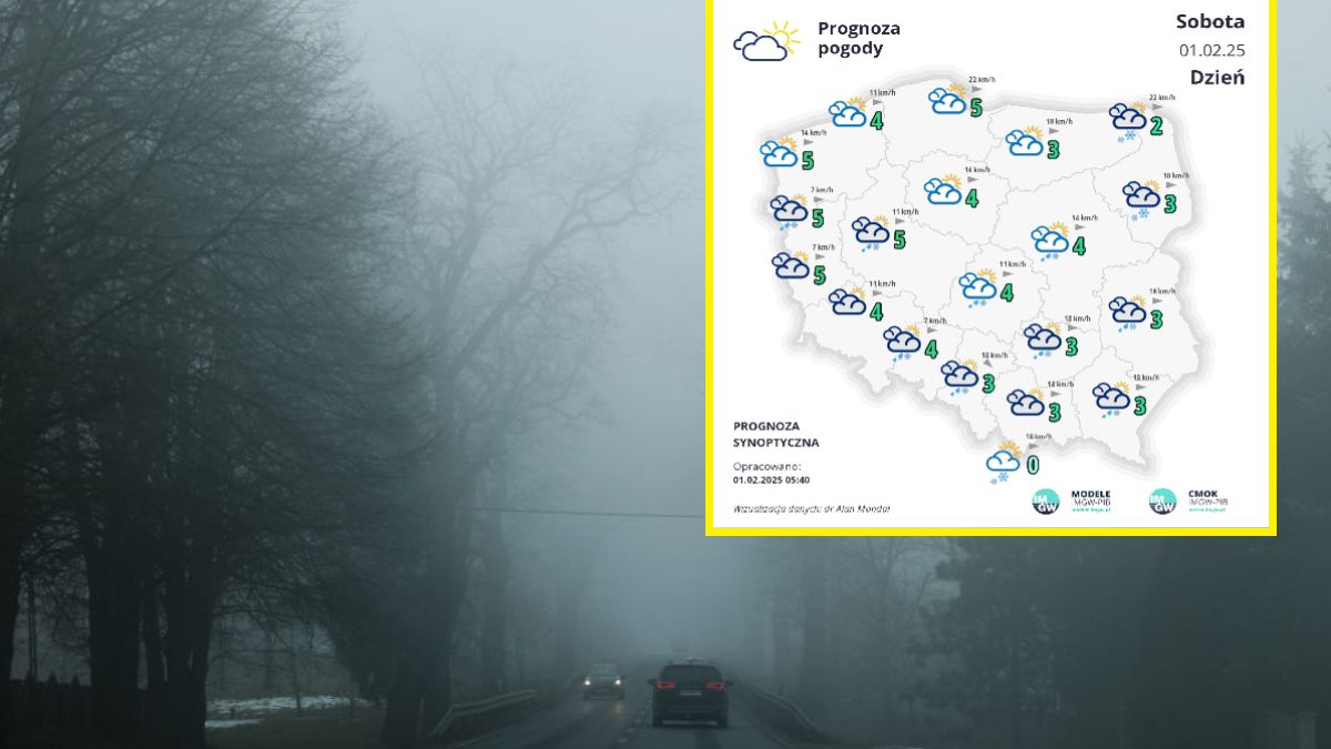 Synoptyk IMGW przestrzega przed mgłami