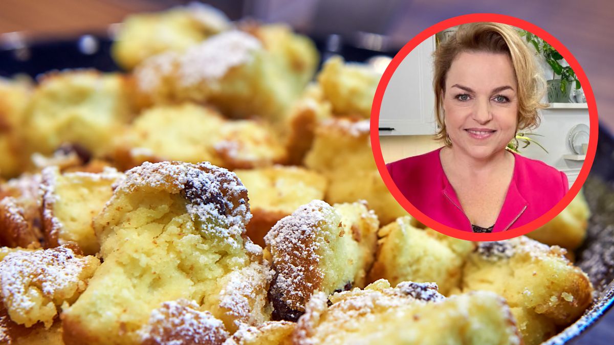 Katarzyna Bosacka pokazała, jak przyrządzić omlet cesarski (Źródło: Canva/ Facebook Katarzyna Bosacka)