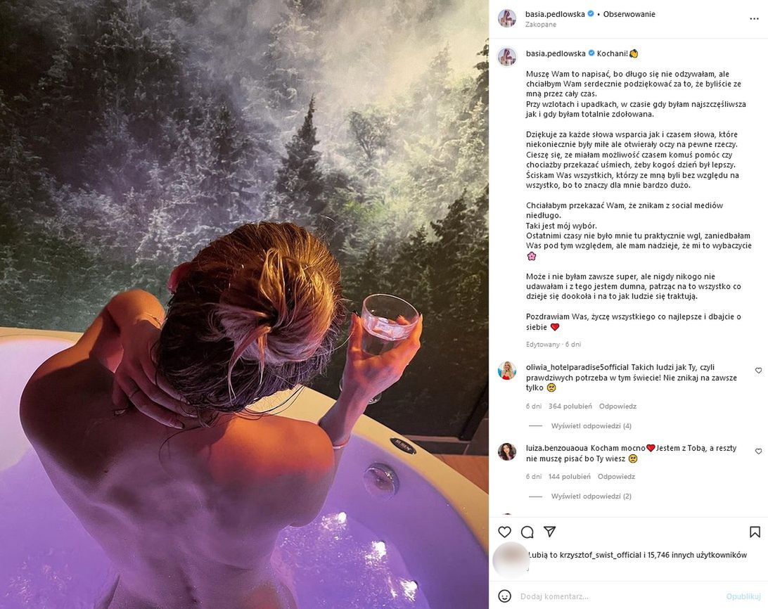 "Hotel Paradise". Basia i Krzysztof rozstali się