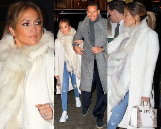 Jennifer Lopez wychodzi z baru z torebką za ponad MILION złotych