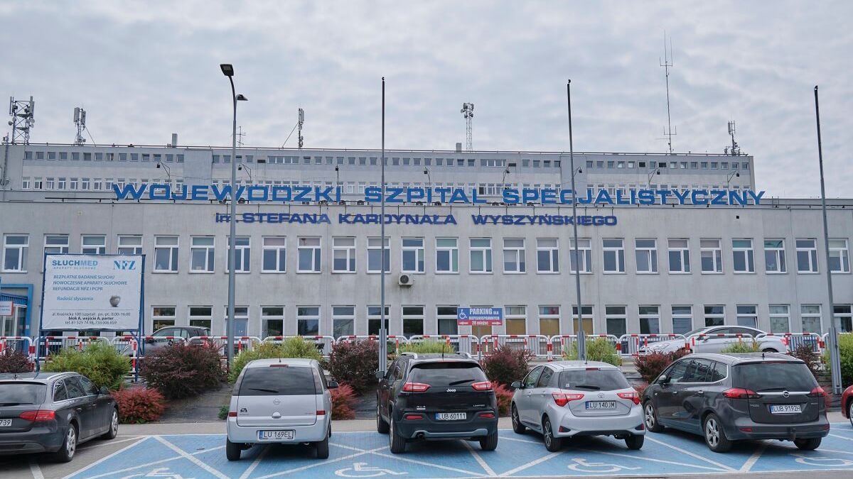 Szpital wojewódzki przy al. Kraśnickiej w Lublinie