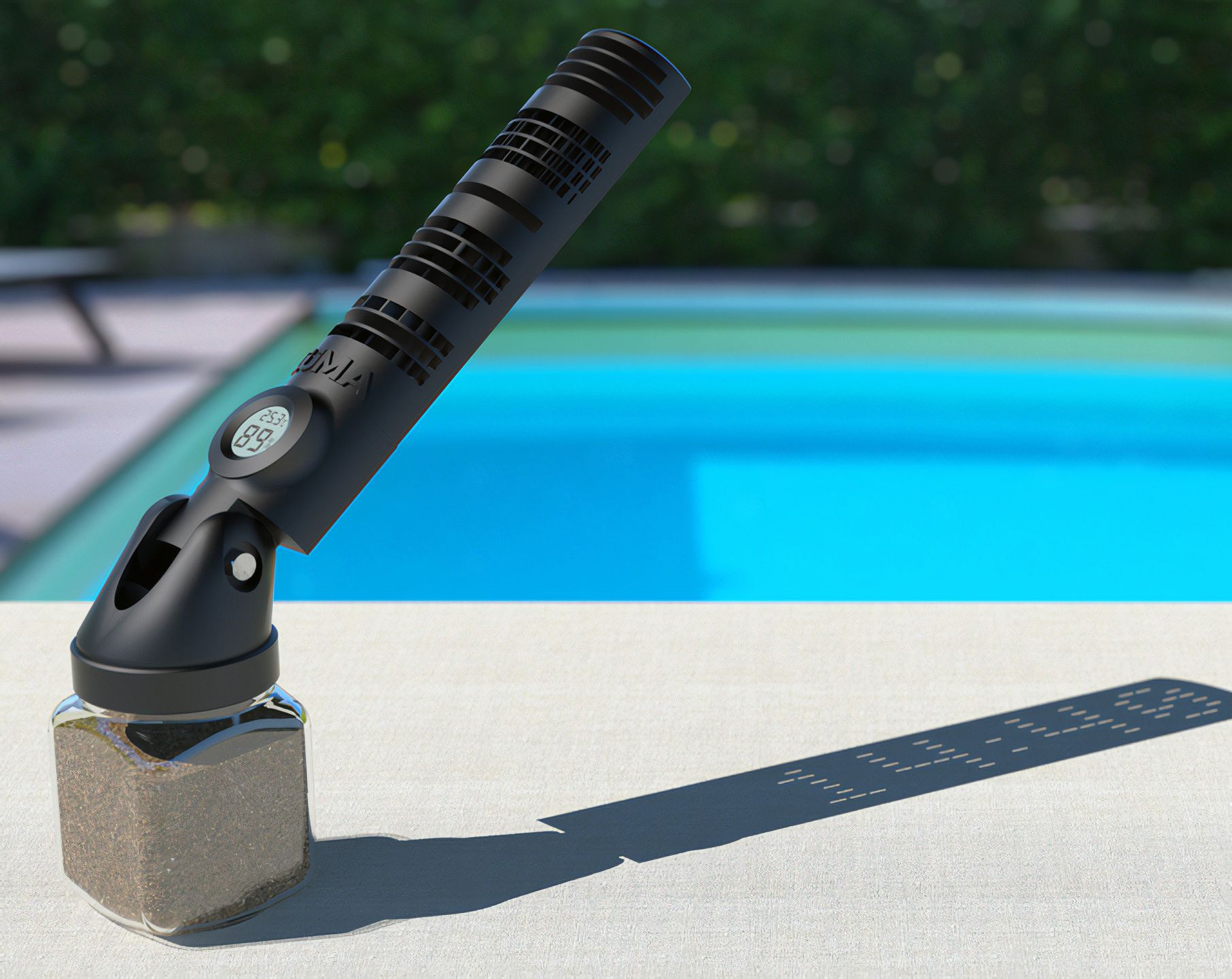Zegar słoneczny na miarę XXI wieku. Luma Digital Sundial rzuca cyfrowy cień i ma stację pogodową 1