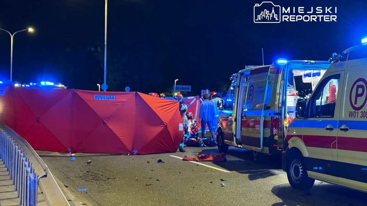 Dramat na Wisłostradzie.