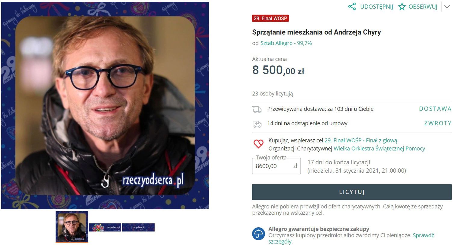 Andrzej Chyra posprząta mieszkanie