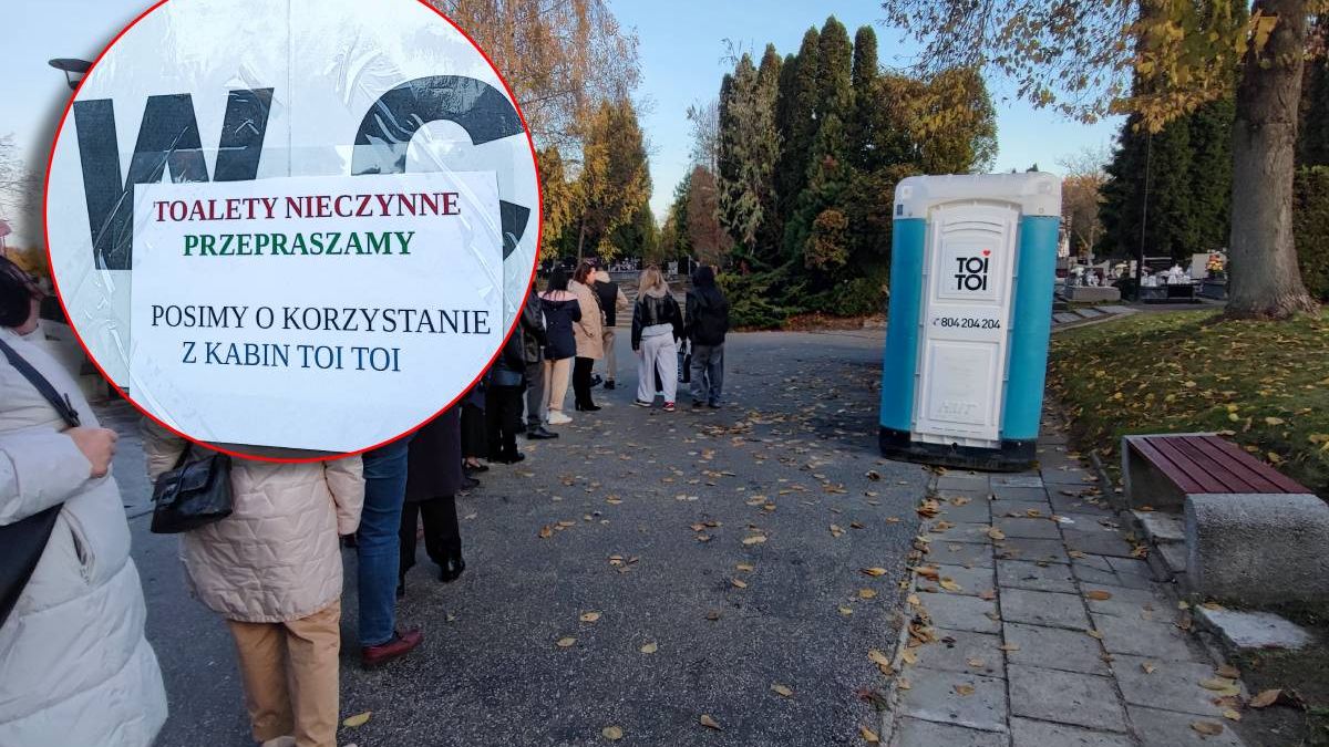 Główna toaleta na cmentarzu na Majdanku zamknięta 1 listopada