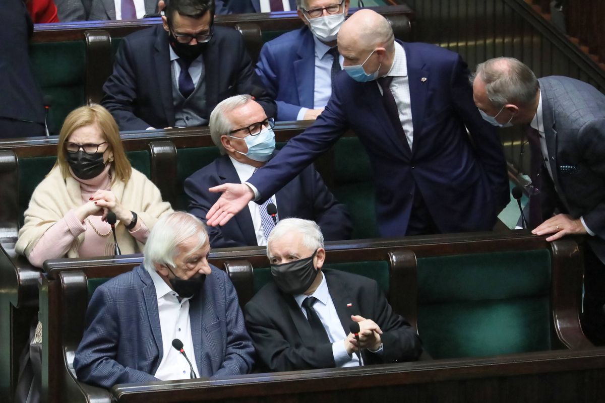 Wicemarszałek Sejmu Ryszard Terlecki był obecny we wtorek podczas obrad sejmu 