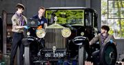 Ten rolls-royce należał do legendy harcerstwa. Na masce nie ma "Sprit of Ecstasy"