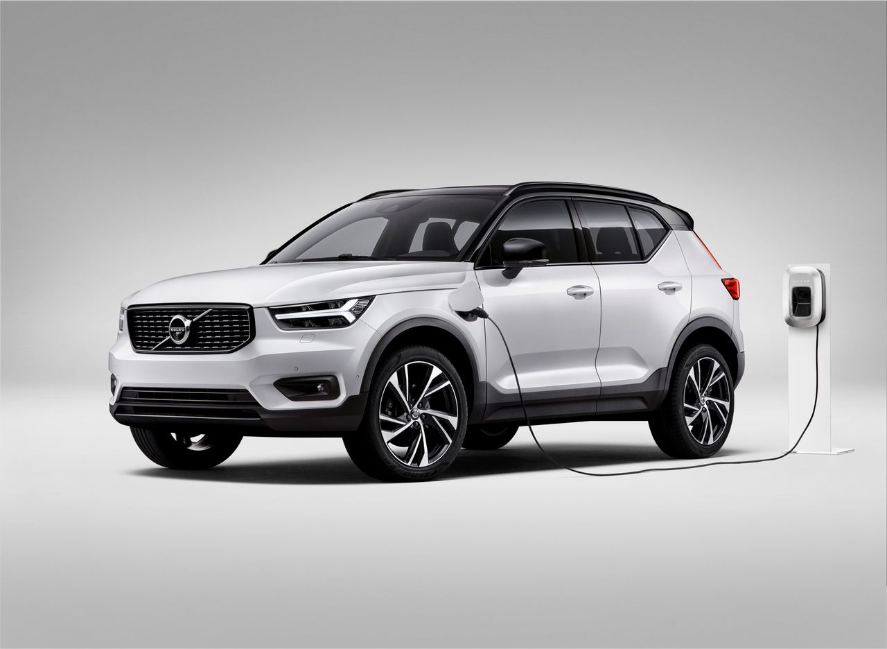 Volvo XC40 z silnikiem hybrydowym plug-in świetnie sprawdzi się w mieście.