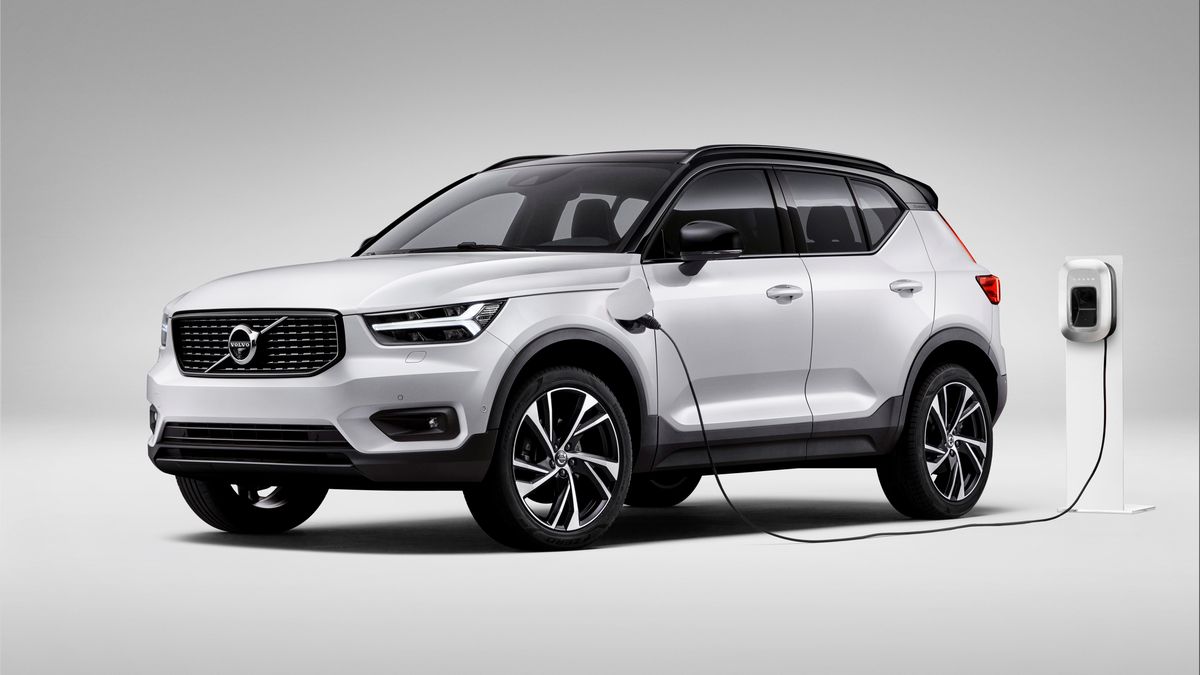 Volvo XC40 z silnikiem hybrydowym plug-in świetnie sprawdzi się w mieście.