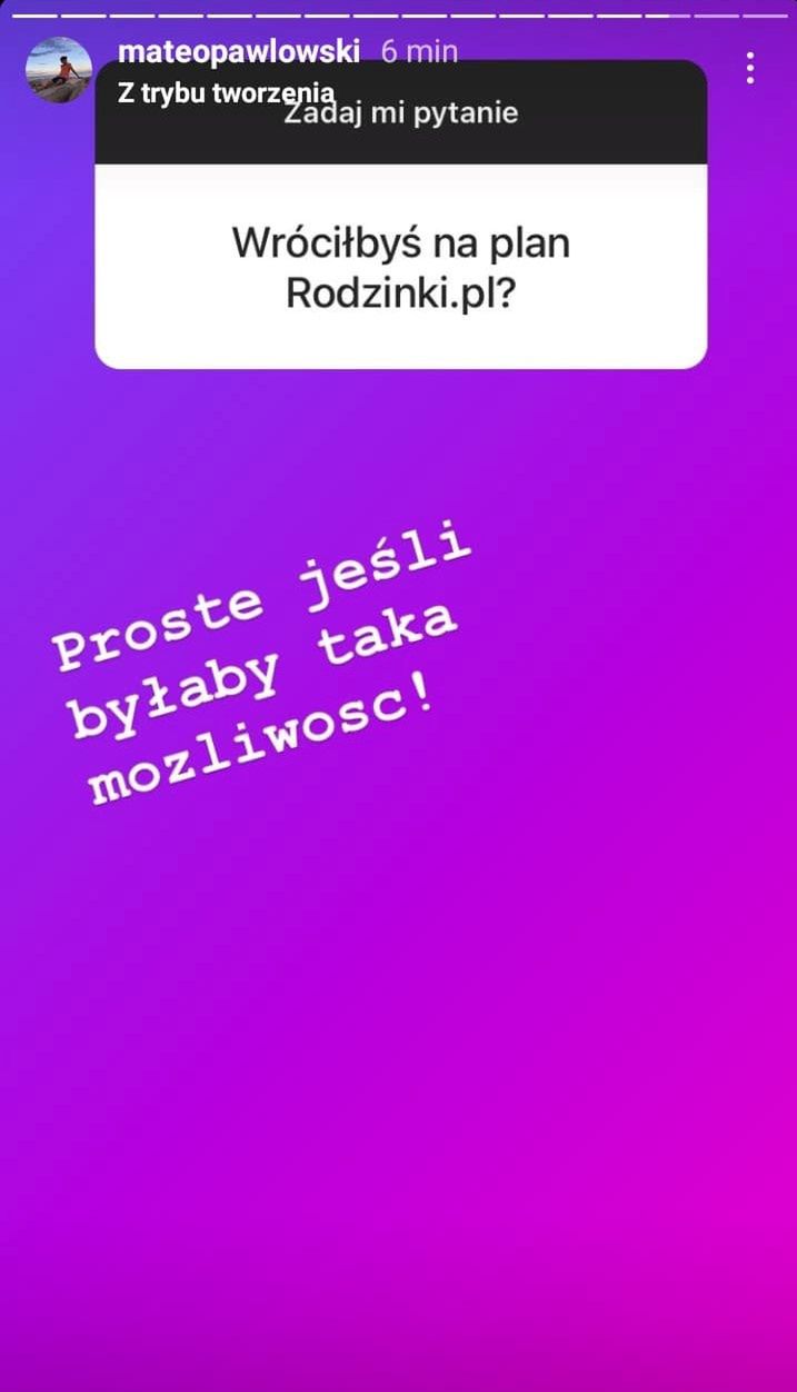 Mateusz Pawłowski odpowiada na pytania fanów i pokazuje, jak teraz wygląda 