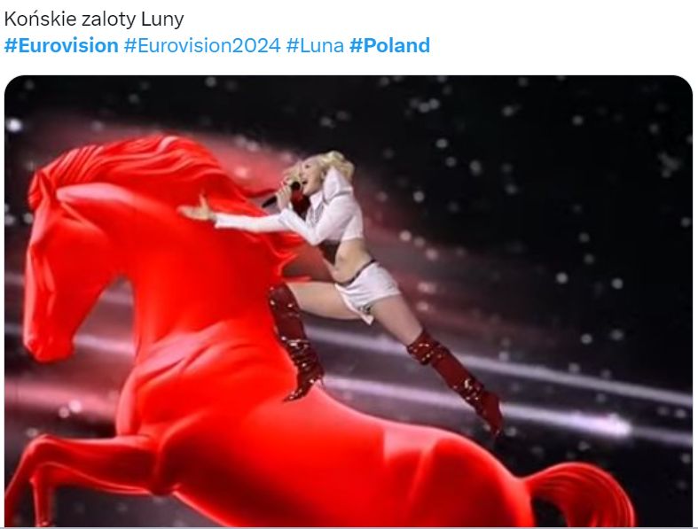 Luna na Eurowizji 2024. Memy po pófinale