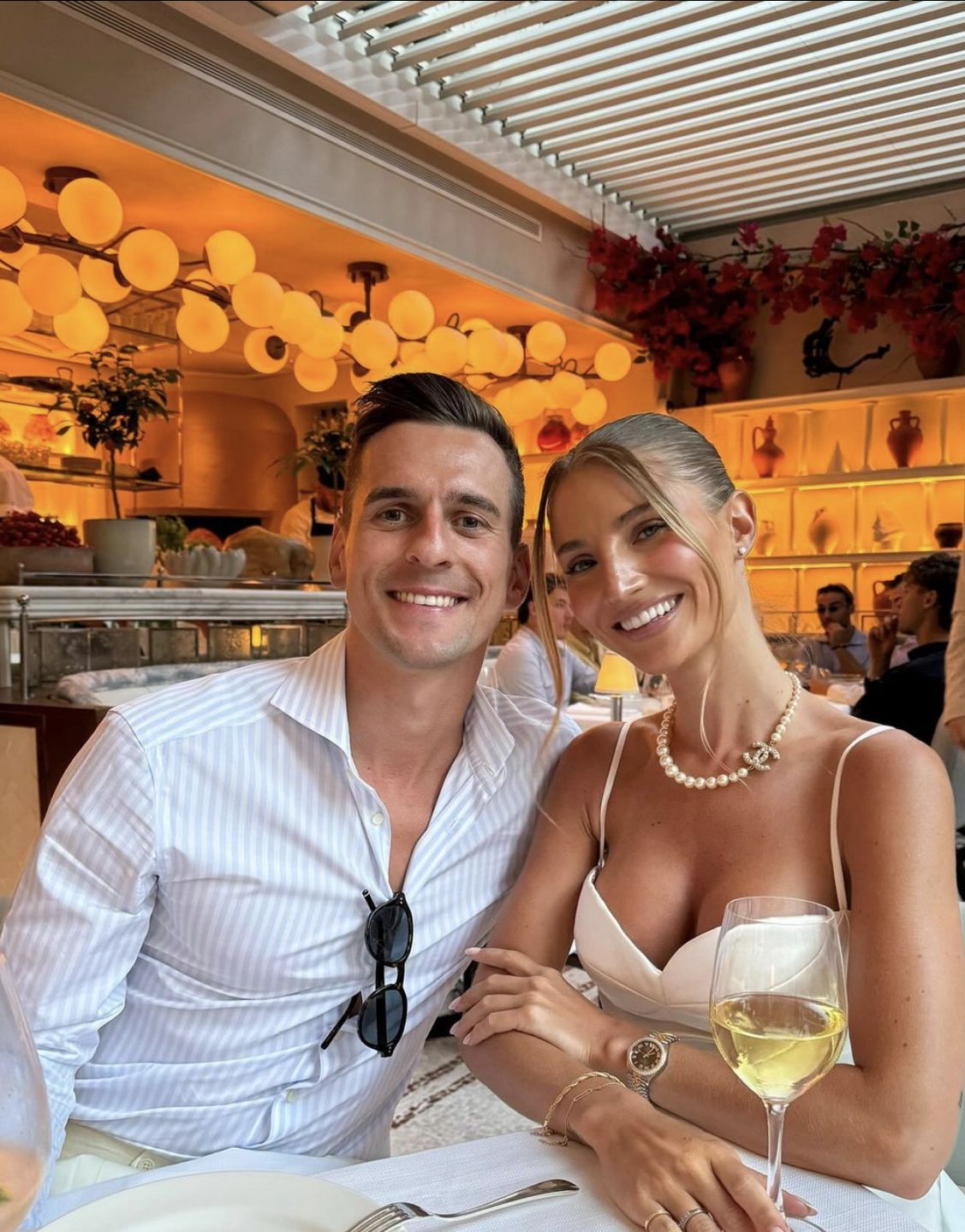 Agata Sieramska i Arkadiusz Milik
