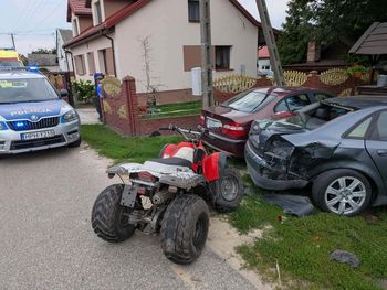Groźny wypadek quada w powiecie płockim. 17-latek trafił do szpitala