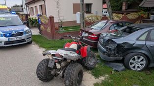 Groźny wypadek quada w powiecie płockim. 17-latek trafił do szpitala