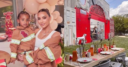 Kim Kardashian ściągnęła na urodziny Psalma straż pożarną Calabasas! Polskie influencerki zzielenieją z zazdrości? (ZDJĘCIA)
