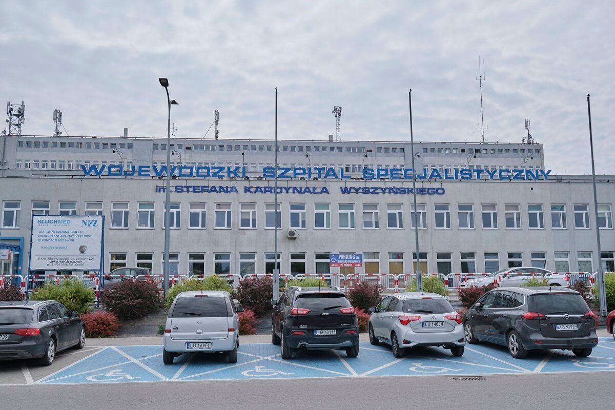 Szpital wojewódzki przy al. Kraśnickiej w Lublinie