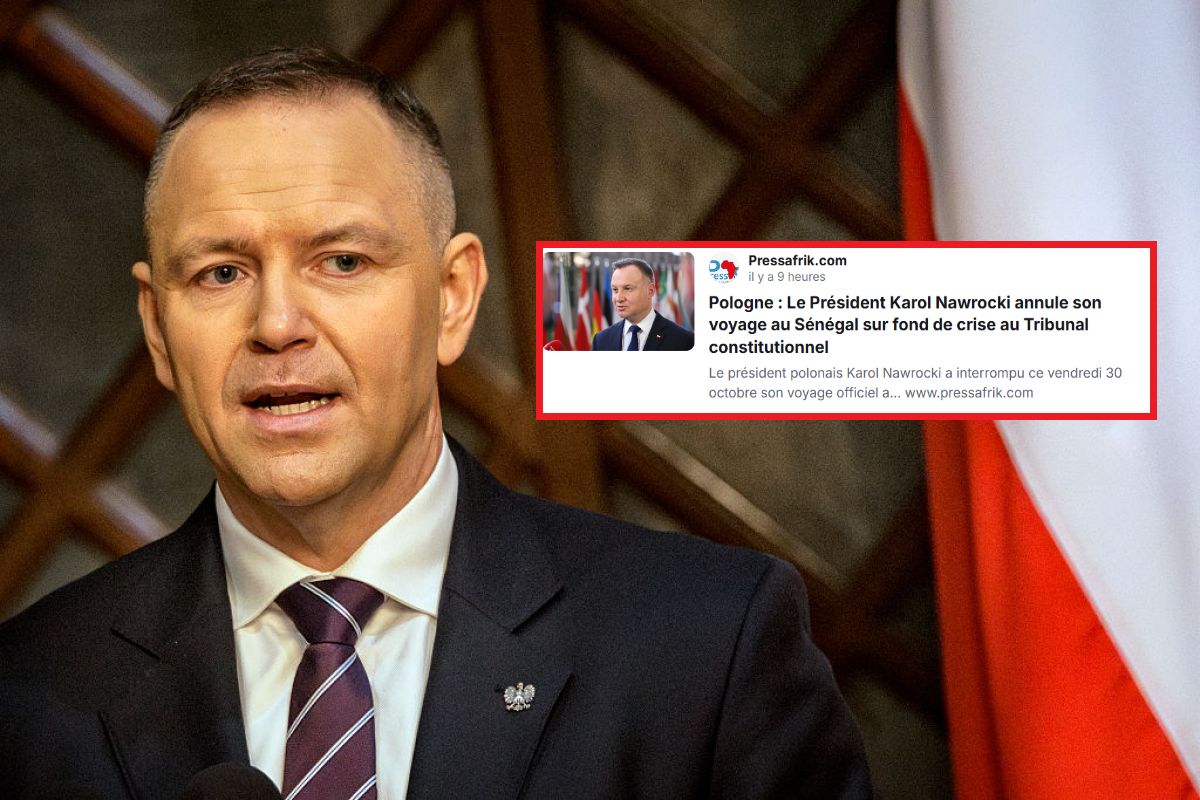 Pomylili prezydentów. Takie zdjęcie w senegalskich mediach