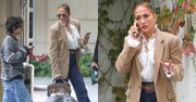 Jennifer Lopez mknie z niebinarną córką do hotelu (ZDJĘCIA)