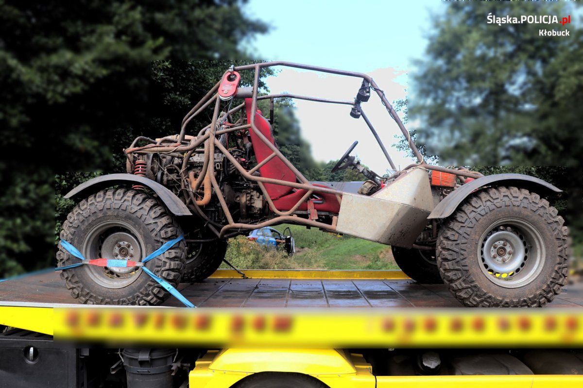 Kłobuck. Tragiczny finał, 43-latek przygnieciony przez własny pojazd