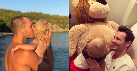 Mateusz Banasiuk pozuje z synkiem Henrykiem. Zdjęcie roztopiło serca fanek (FOTO)
