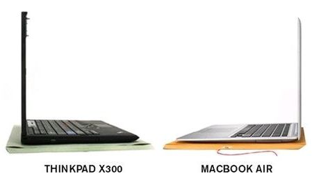 Lenovo X300 kontra MacBook Air 1