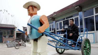 Chiński rolnik zbudował armię robotów 1