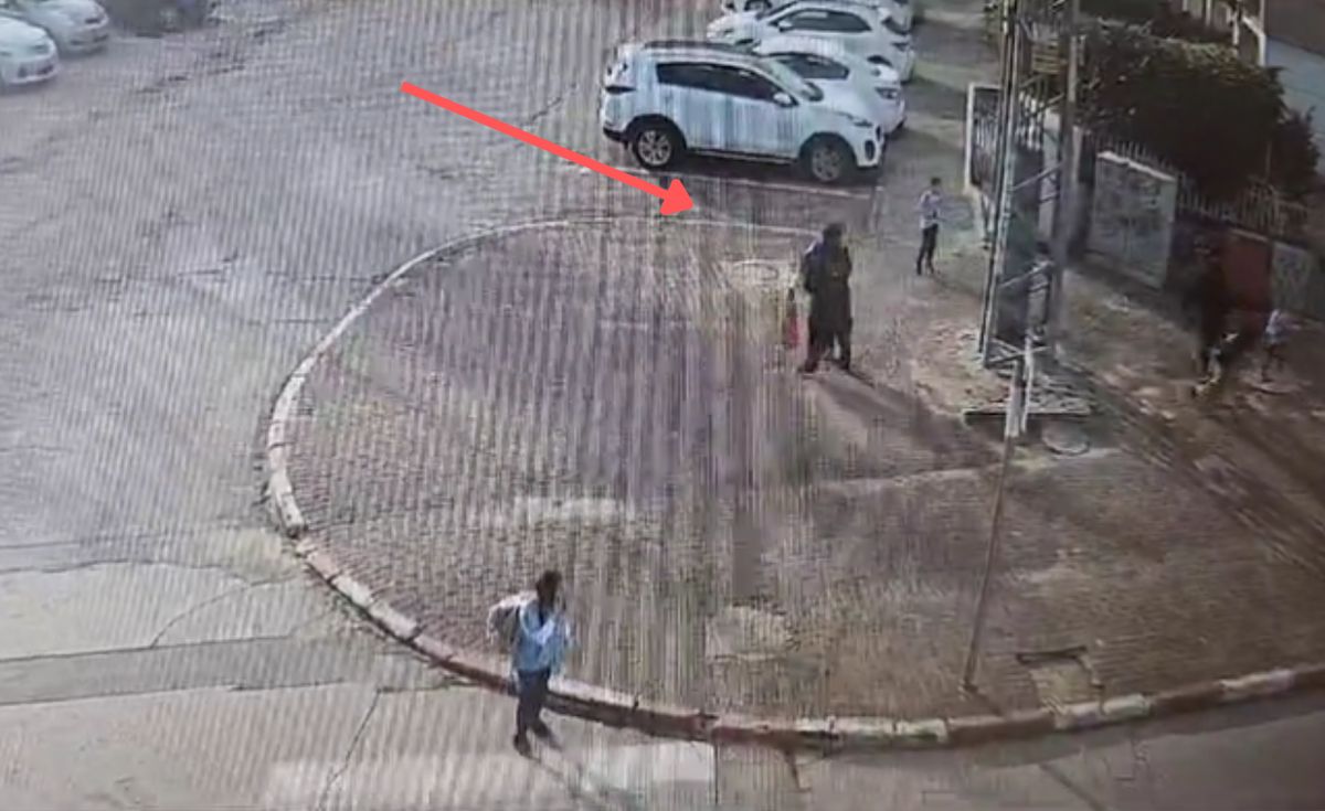 Ciężarna Palestynka zadźgana na ulicy / Screen, X @swilkinsonbc
