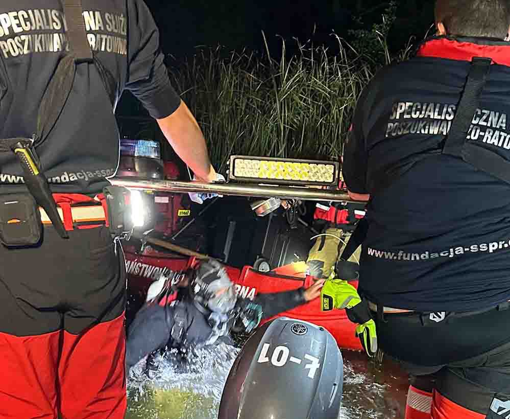 Tragedia na jeziorze Wyszanowo. Nie żyje mężczyzna