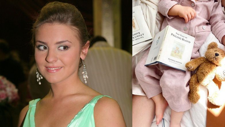 Kasia Tusk czyta córce po angielsku