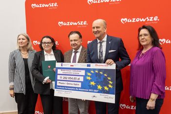Ponad 11,7 mln zł z UE i samorządu Mazowsza dla Gąbina i strażaków