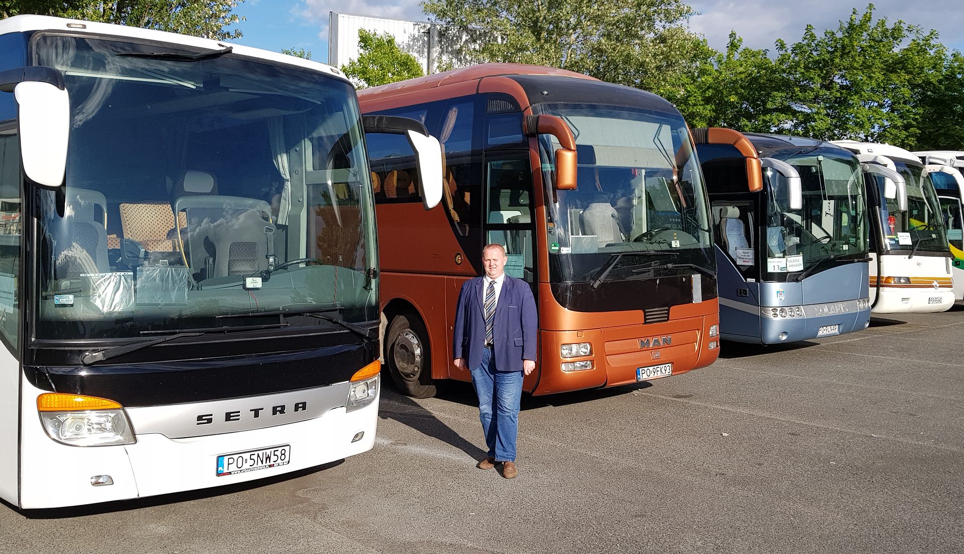 Przemysław Stępniak, właściciel firmy Autokar4U (fot. Autokar4U)