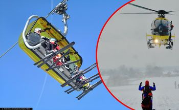 Chwile grozy na stoku narciarskim. 8-latka spadła z wyciągu